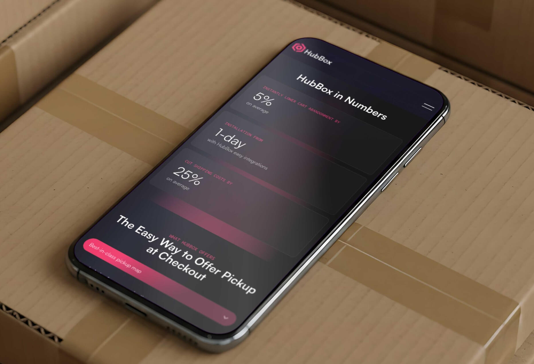 HubBox brand application
