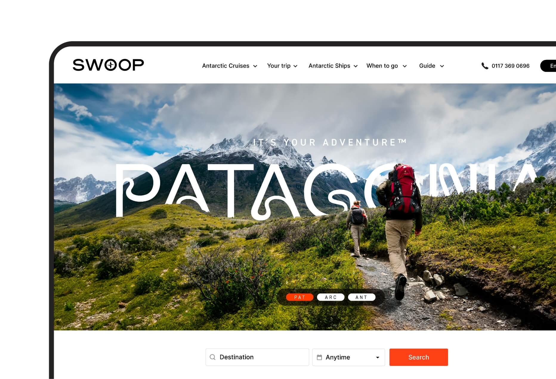 Swoop brand application
